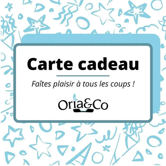 Carte cadeau "Oria and Co" | Oria & Co