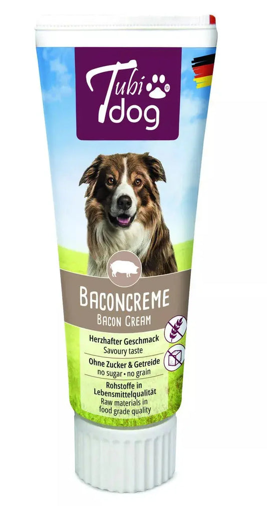 Crème de bacon en tube pour chien - 75 g - TUBIDOG Cyno-Pro