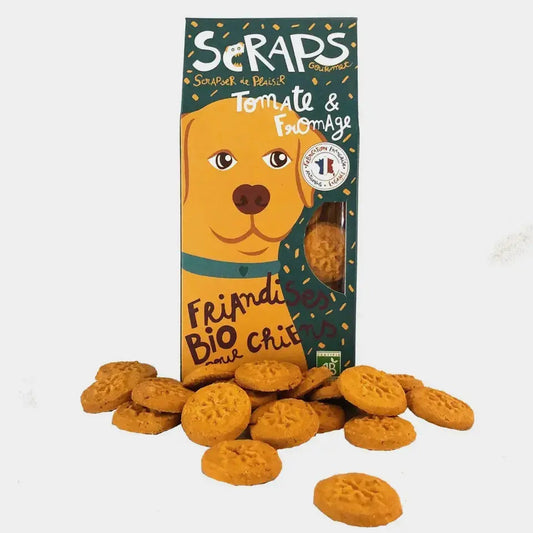 Friandises BIO pour chien - Fromage et Tomates SCRAPS GOURMET