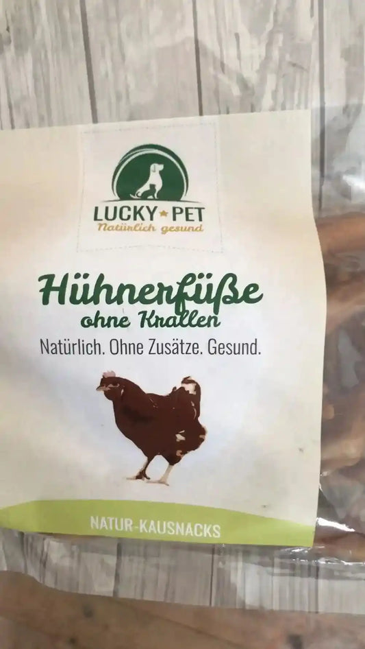 Pattes de poulet sans griffes - 250 g Lucky-Pet Handels- und Produktions GmbH